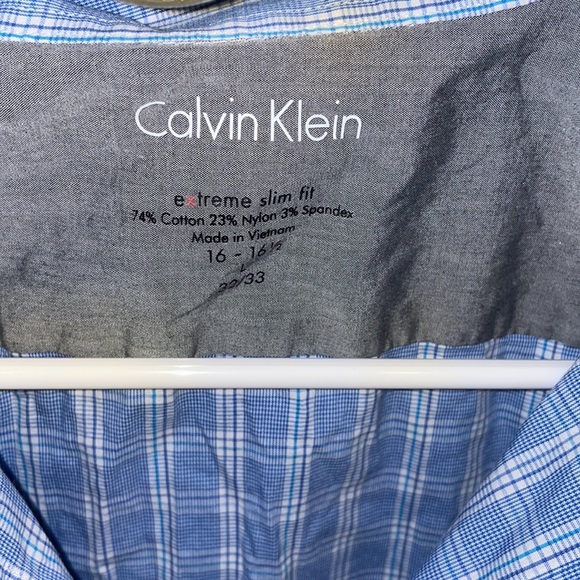 Men’s Calvin Klein Extreme Slim Fit Dress Shirt - Picture 2 of 3